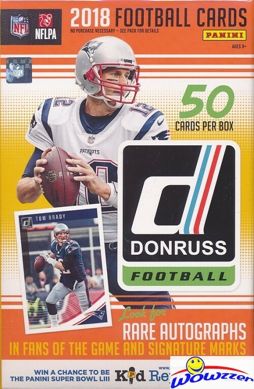 2018 Donruss Football HUGE 50 CARD Hanger Box Lamar Jackson/Josh Allen RC Year
