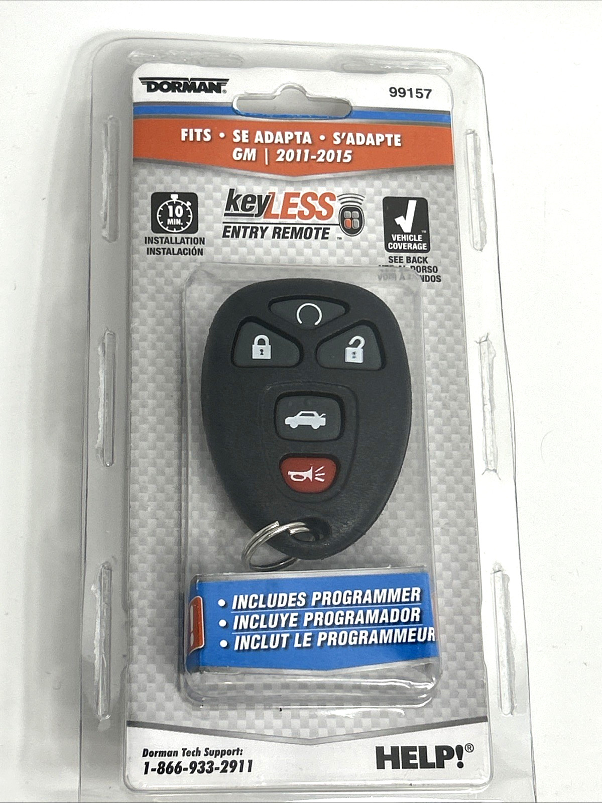 Dorman 99157 Keyless Entry Remote 5-Button For 2011-2015 Impala / Lucerne *NEW* Dorman 99157 Keyless Entry Remote 5-Button For 2011-2015 Impala / Lucerne *NEW*
