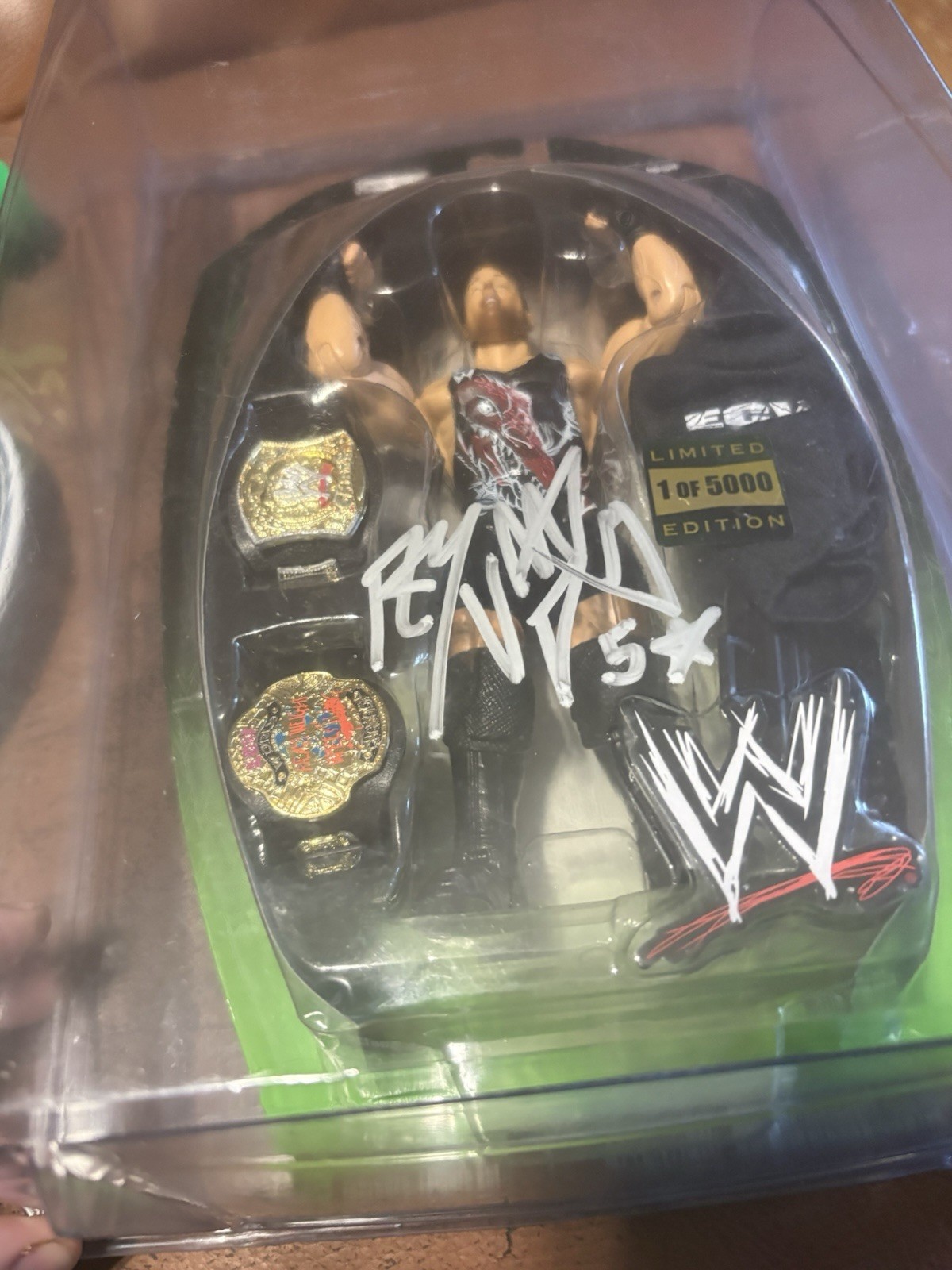 Jakks Pacific WWE ECW 1 of 5000 Rob Van Dam Action Figure New Sealed 2007