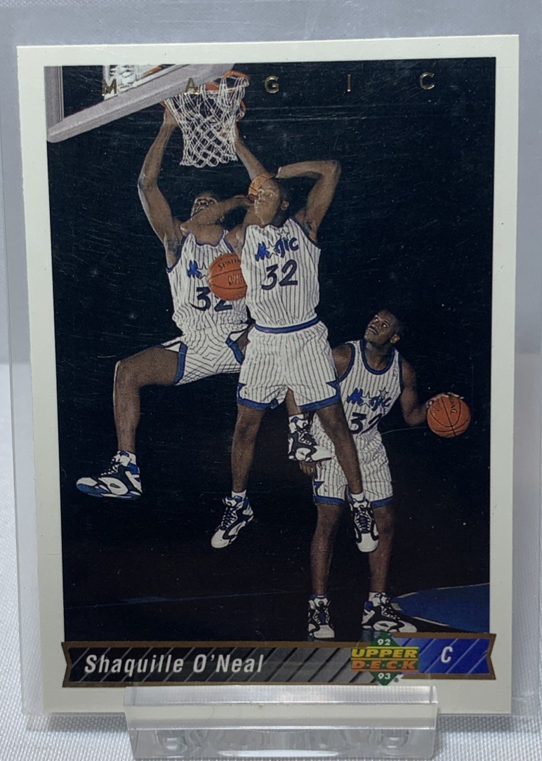 1992 Upper Deck International Shaquille O’Neal RC #220 Italian Text