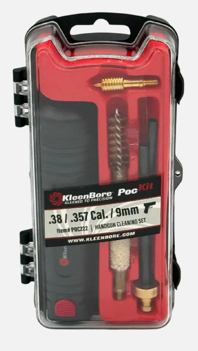 KleenBore 38/357/9mm Cal. Handgun Cleaning PocKIT POC222 KleenBore 38/357/9mm Cal. Handgun Cleaning PocKIT POC222