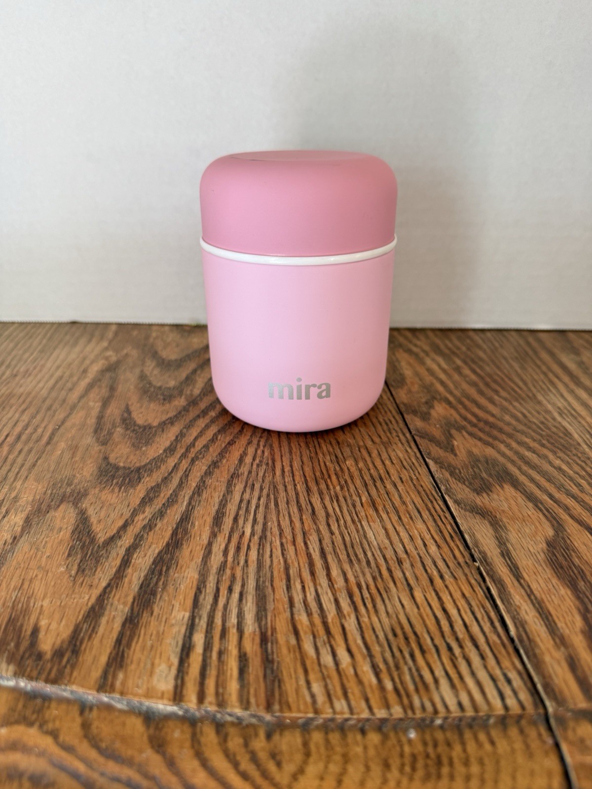Mira Pink Insulated Food Container, Stainless Steel Cylinder, Screw Lid 3x4.5\ Mira Pink Insulated Food Container, Stainless Steel Cylinder, Screw Lid 3x4.5\