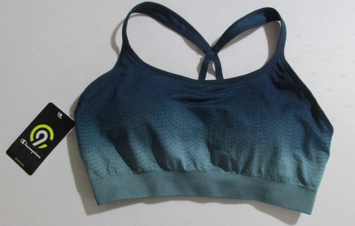 C9 by Champion Women\'s Aqua Racerback Sports Bra - Size XL C9 by Champion Women\'s Aqua Racerback Sports Bra - Size XL