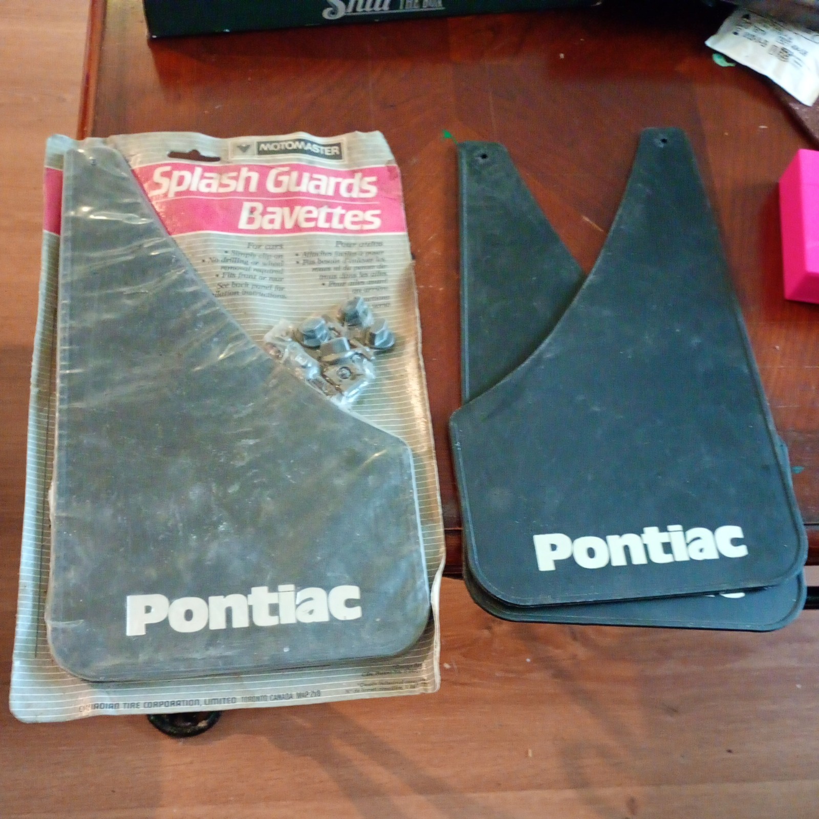Pontiac mud flaps /splash guards vintage old Pontiac mud flaps /splash guards vintage old