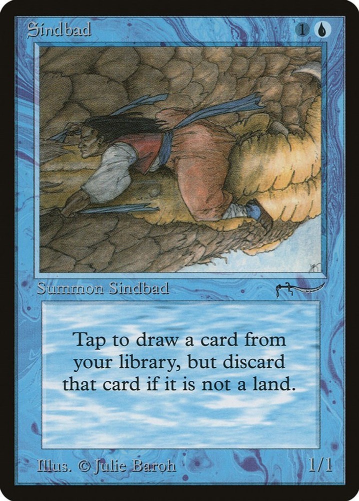 Sindbad [ARN] MP MTG Magic the Gathering