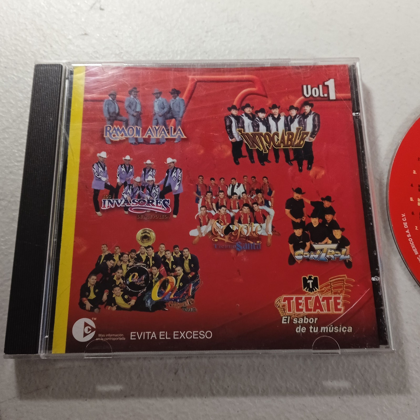 Tecate El Sabor de tu Musica Vol. 1 CD - Banda - Ranchero - Tecate El Sabor de tu Musica Vol. 1 CD - Banda - Ranchero -
