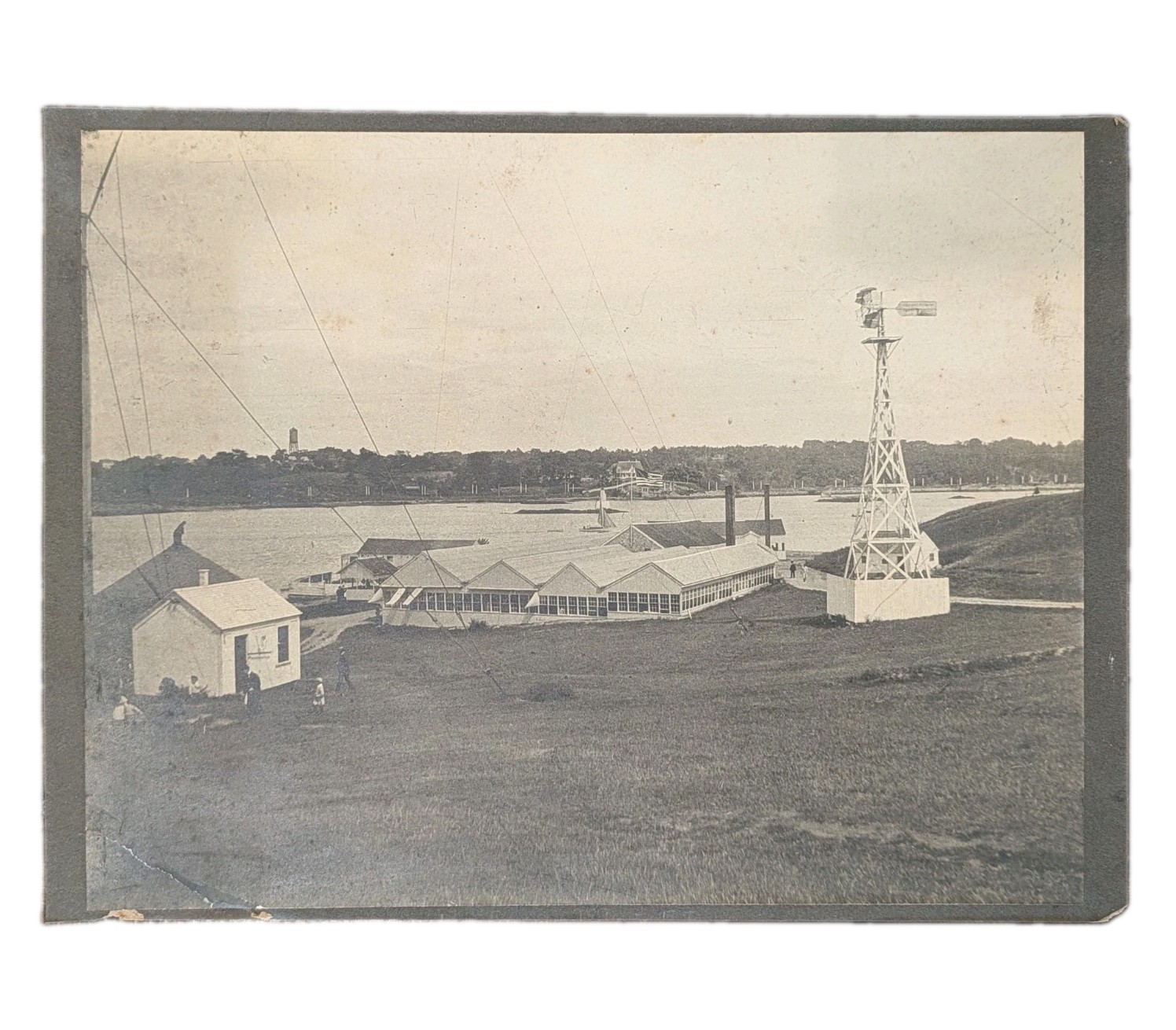 1910 Fort Adams Newport RI Government Stables Military Photo 11x14