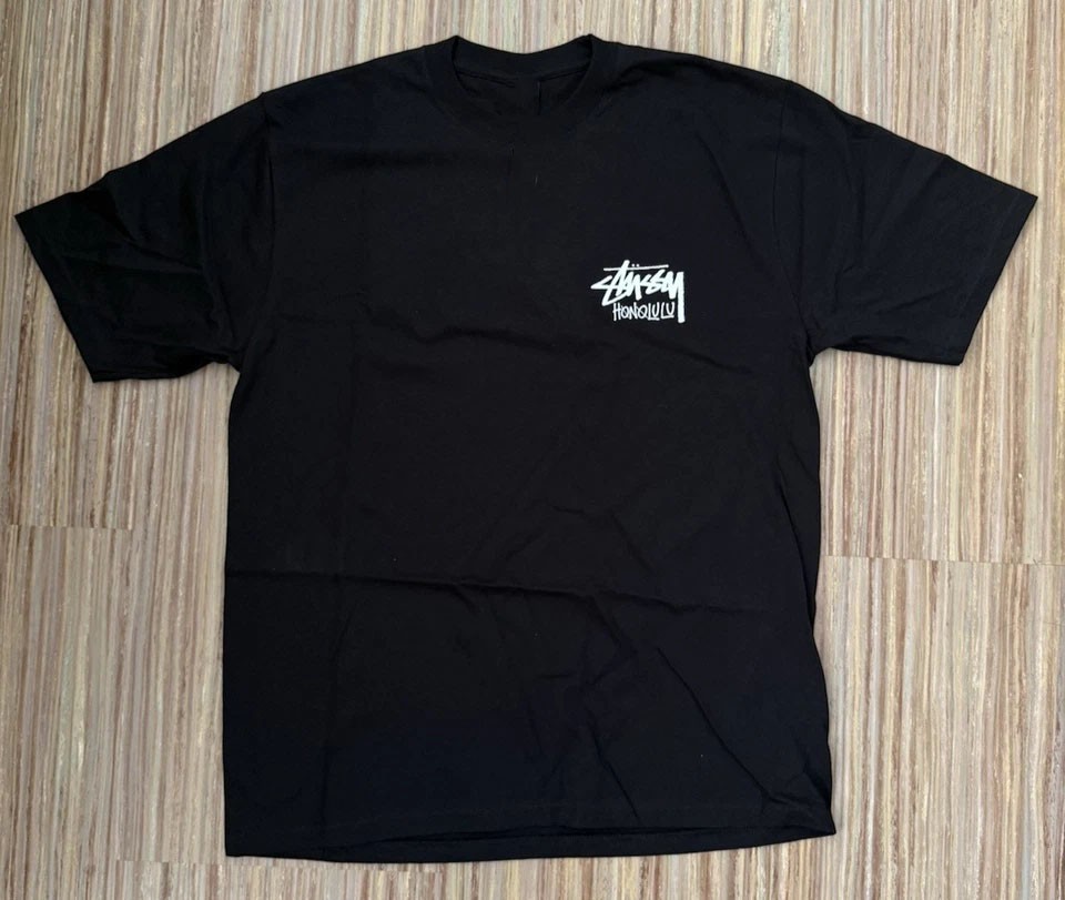 HONOLULU TEE SHIRT MENS LARGE Black Reprint