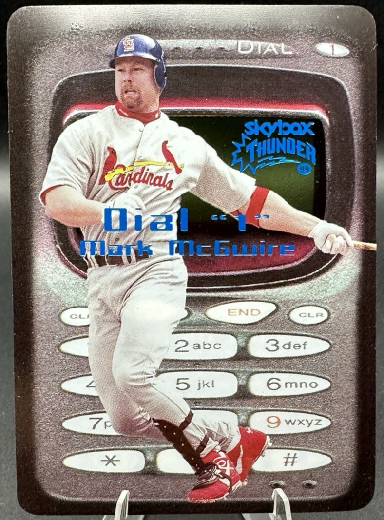 1999 Skybox Thunder Mark McGwire Dial 1 - Cardinals 1999 Skybox Thunder Mark McGwire Dial 1 - Cardinals