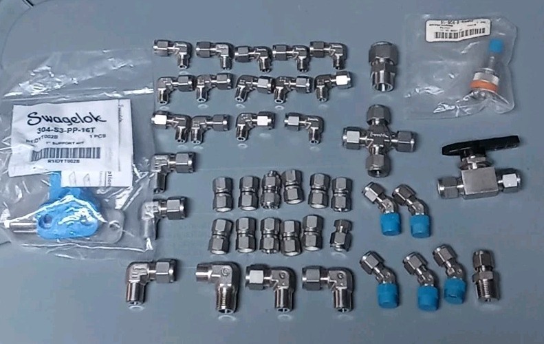 Swagelok New Fittings Valves Quick Connector Cross 45 All New 40+ Items Swagelok New Fittings Valves Quick Connector Cross 45 All New 40+ Items