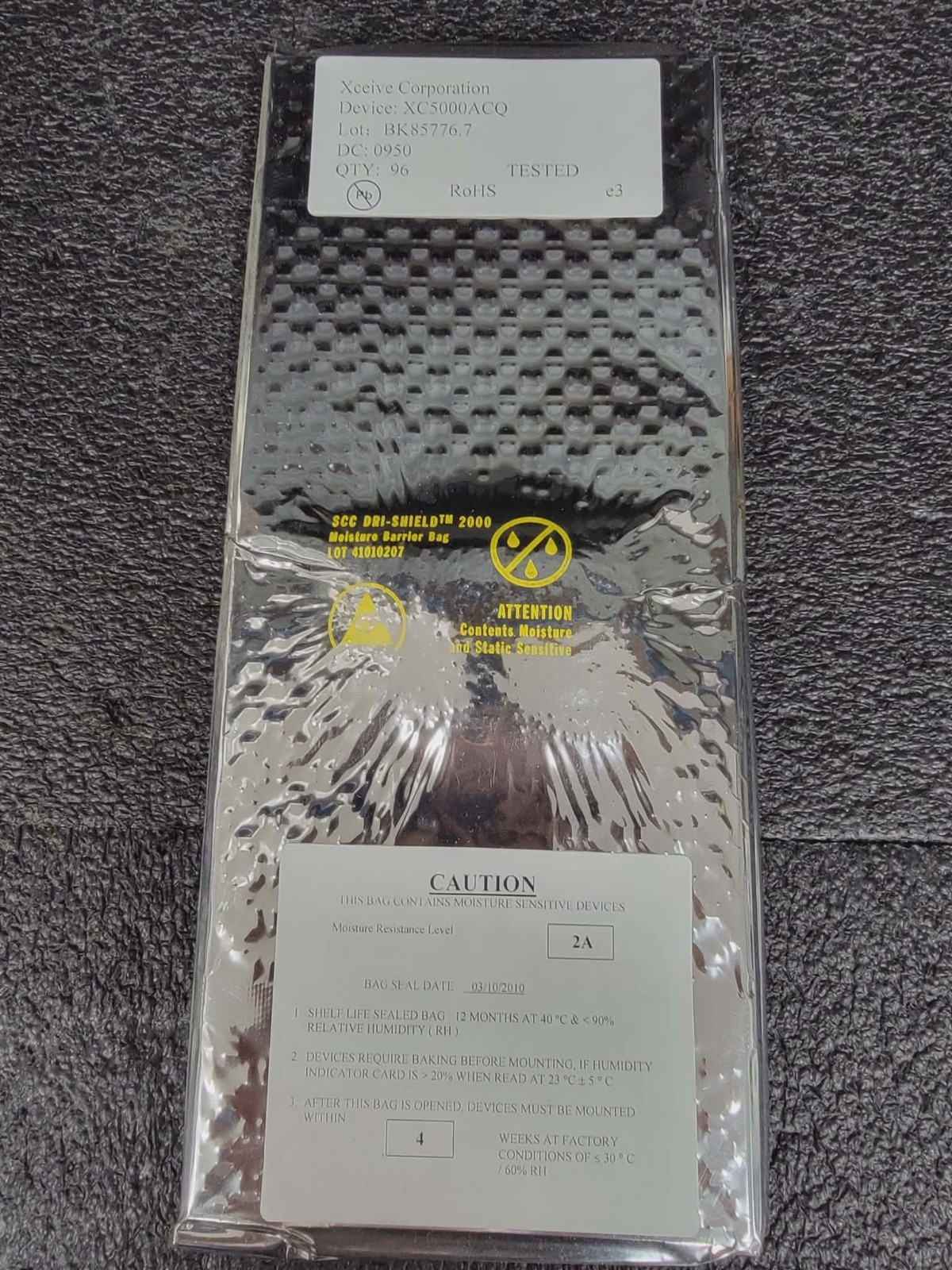 Xceive Corporation XC5000ACQ 	XCEIVE QFN-48 Lot 96pcs RF Tuner IC Chip