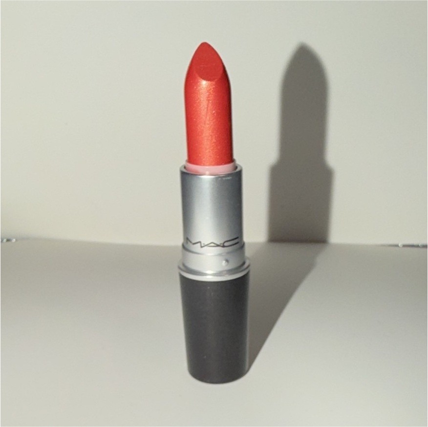 M·A·C MAC Frost Lipstick Stick - Frost Effect Red Shade CB96 0.10 oz / 3 g