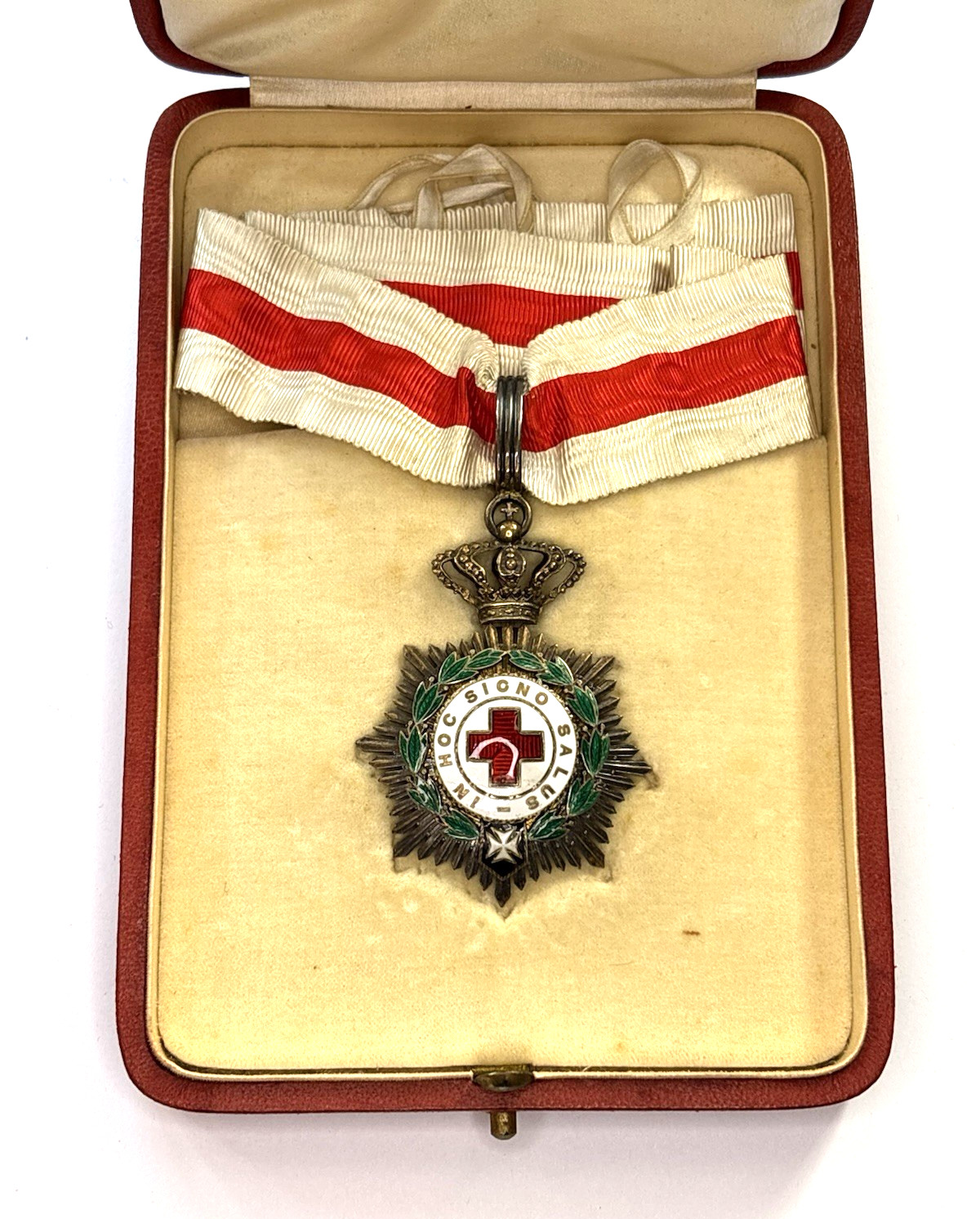 Spain Order of the Red Cross Commander Class Tanfani & Bertarelli Cased