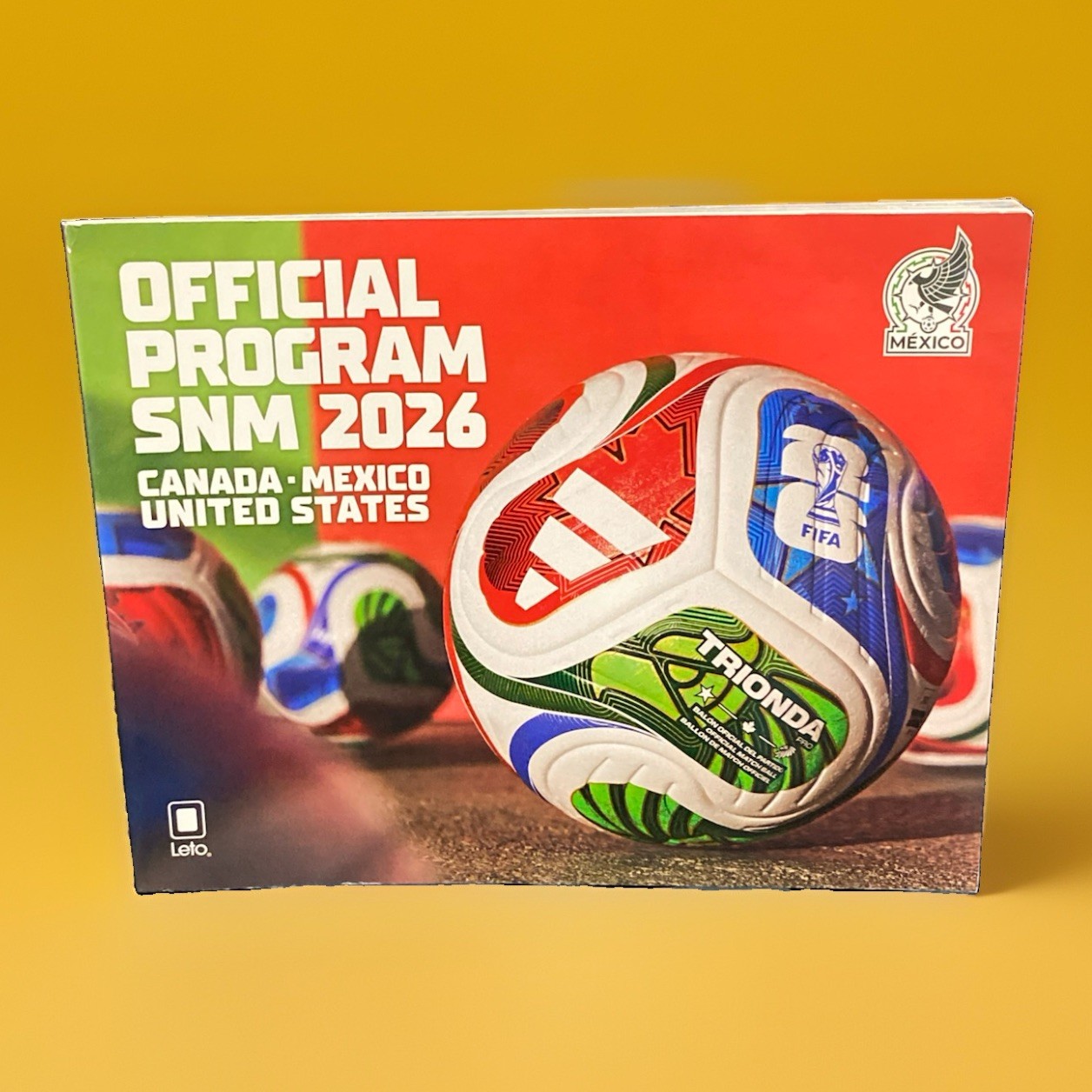 Leto 2026 FIFA World Cup Official Program Booklet Team Mexico USA Canada Book