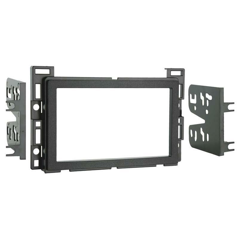 Metra 95-3302 Black Double DIN Stereo Dash Multi-Kit for Select 2004-2012 GM