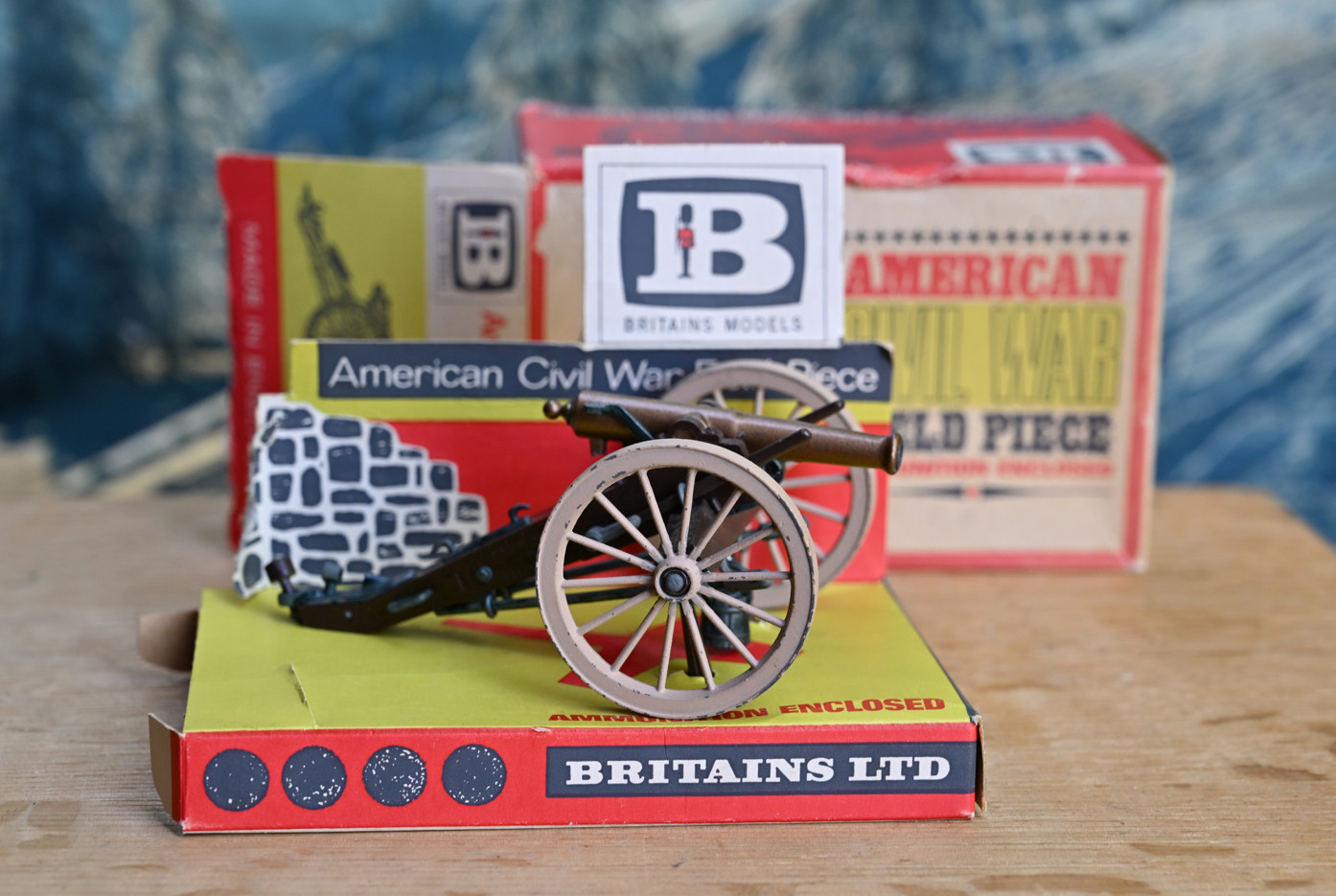 vintage Britains Models Model no: 9726 American Civil War Field England vintage Britains Models Model no: 9726 American Civil War Field England