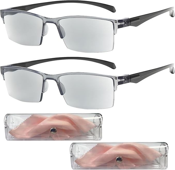 2PCS Auto Focus Glasses Self Adjusting, Intelligent Dual Focus Smart Reading Gla 2PCS Auto Focus Glasses Self Adjusting, Intelligent Dual Focus Smart Reading Gla