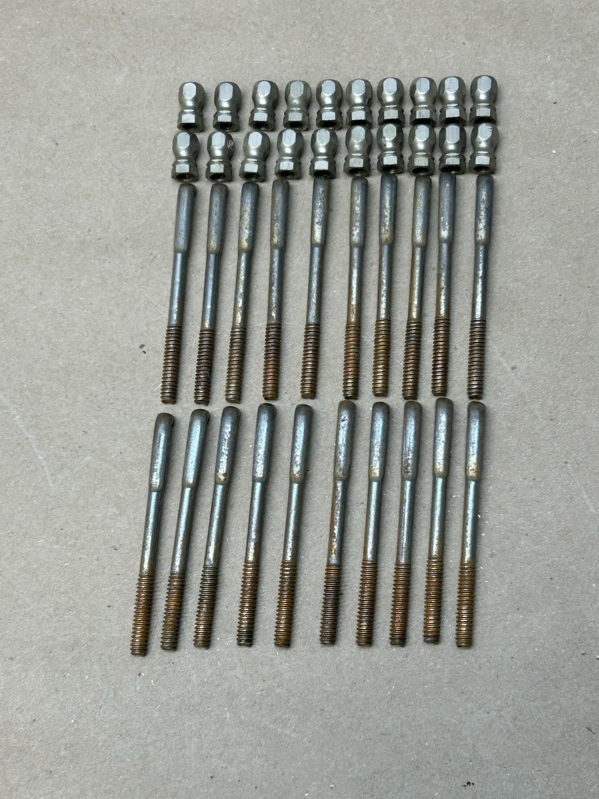 1920\'s 30\'s  Banjo Hook And Nut Nickel Over Brass 20pc Lot