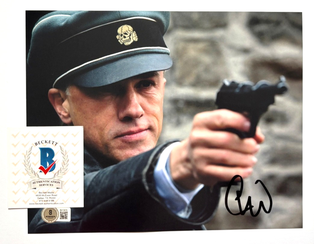 CHRISTOPH WALTZ SIGNED INGLOURIOUS BASTERDS 8X10 PHOTO HANS LANDA DJANGO BAS CHRISTOPH WALTZ SIGNED INGLOURIOUS BASTERDS 8X10 PHOTO HANS LANDA DJANGO BAS