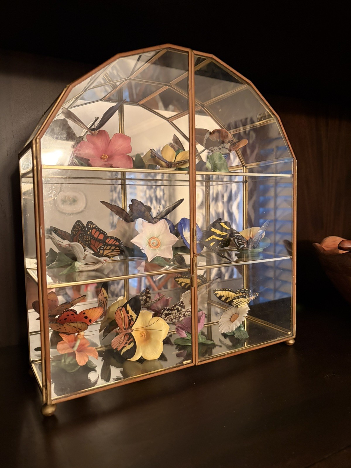 Vintage Franklin Mint Butterflies of the World Collection With Case Vintage Franklin Mint Butterflies of the World Collection With Case