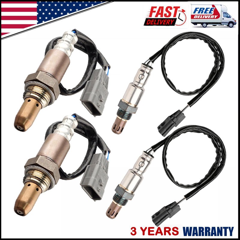 4X Oxygen Sensor 234-9148 234-4906 For 2015-19 Nissan Frontier 4.0L Upper+Lower