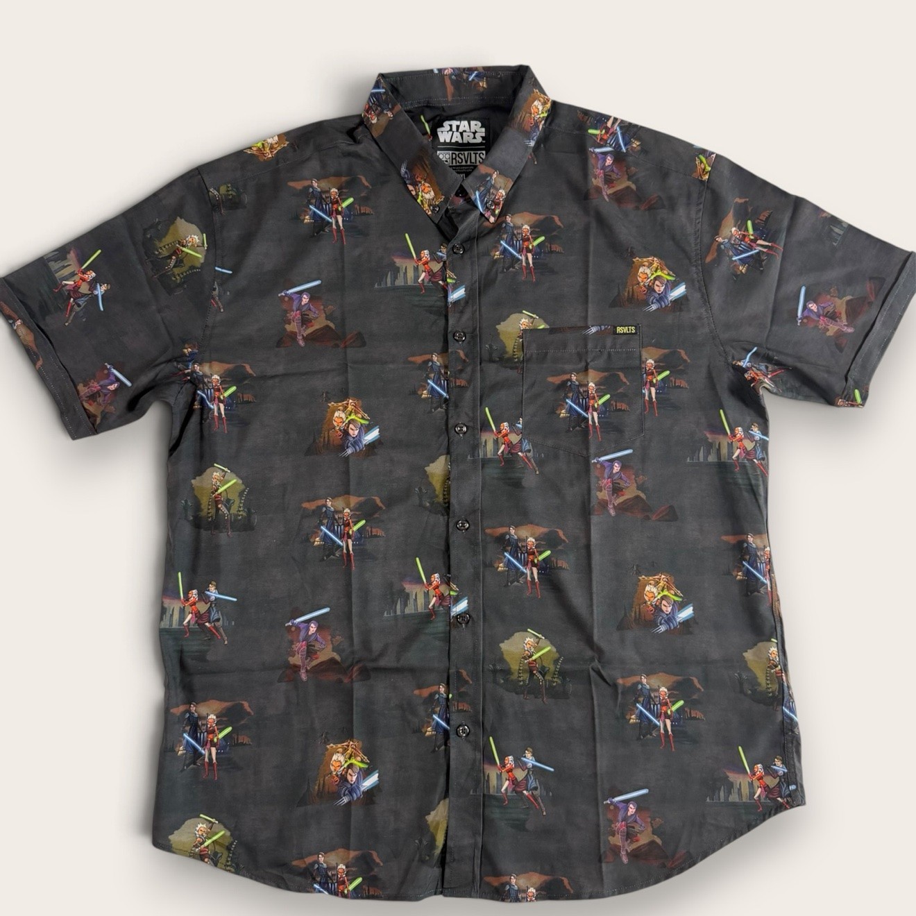 RSVLTS Star Wars Snips & Skyguy Ahsoka Anakin Kunuflex Shirt 2XL SDCC