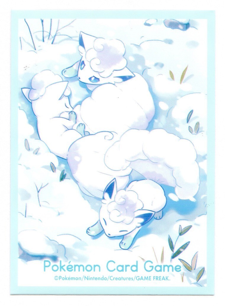 Alolan Vulpix Individual Card Sleeve Pokemon Center Japan Original