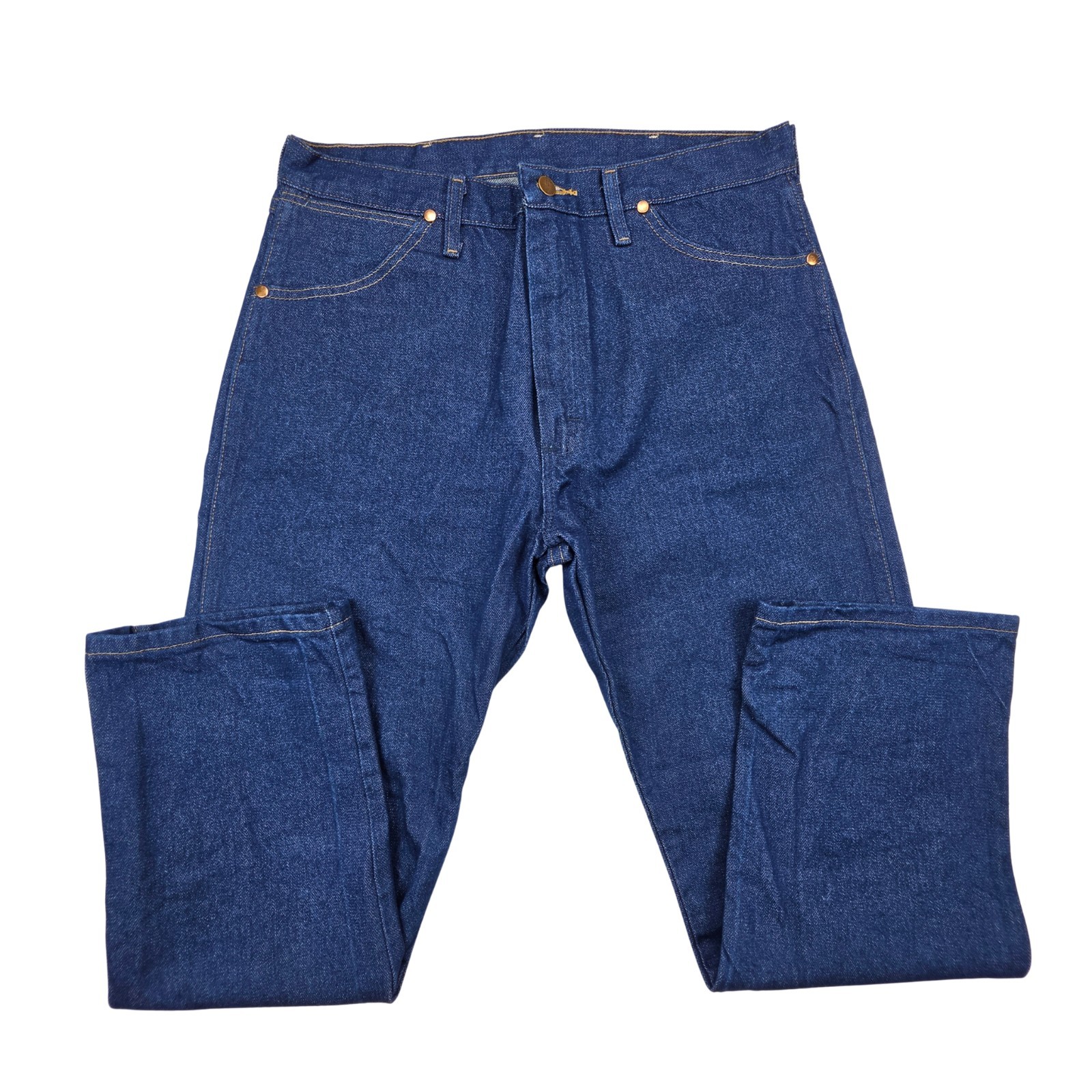 Wrangler Jeans Mens 36x29 Blue 13MWZ Rigid Cowboy Cut Original Fit Denim Rodeo