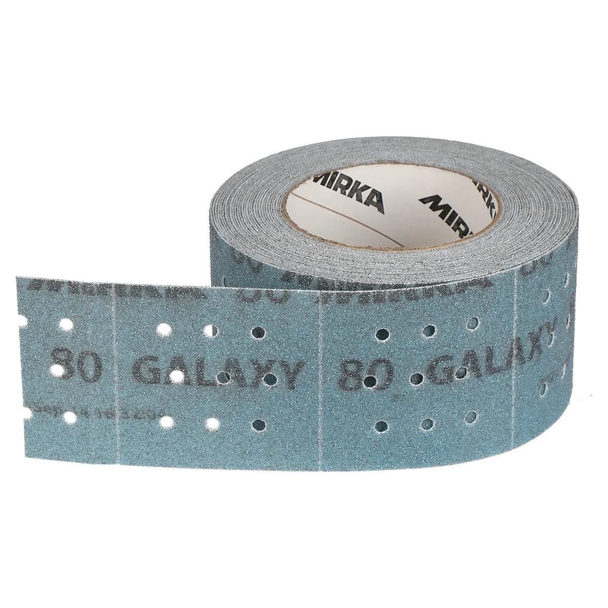 Mirka Galaxy Ceramic 2.75 in x 33.5 ft Perforated Grip Sanding Roll Choose Grit Mirka Galaxy Ceramic 2.75 in x 33.5 ft Perforated Grip Sanding Roll Choose Grit