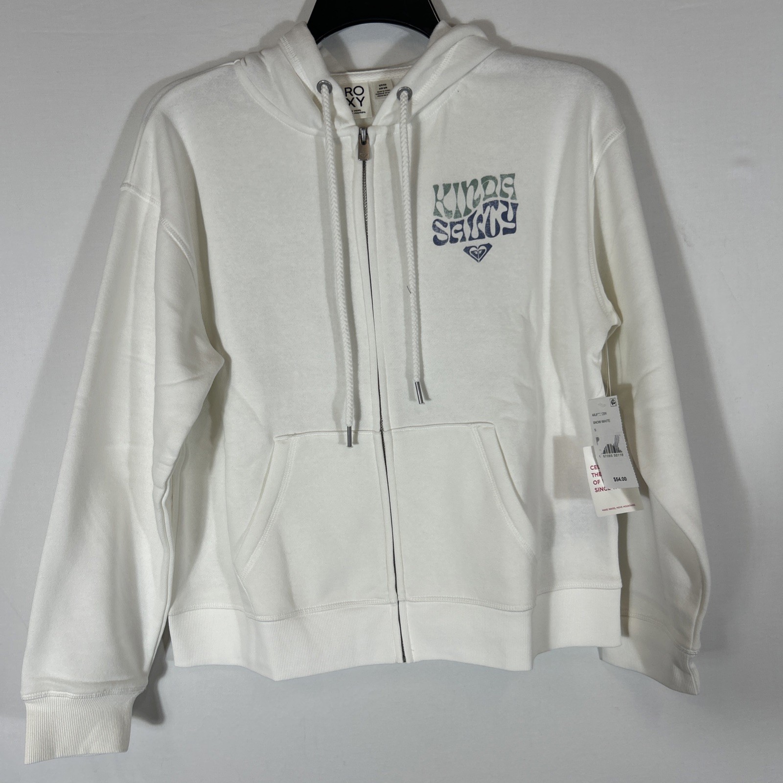 Roxy White Hoodie Women’s Size S Roxy White Hoodie Women’s Size S