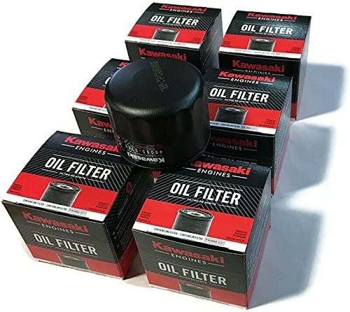New and Improved Pack of 6 Oil filters Fit\'s Kawasaki 49065-0736