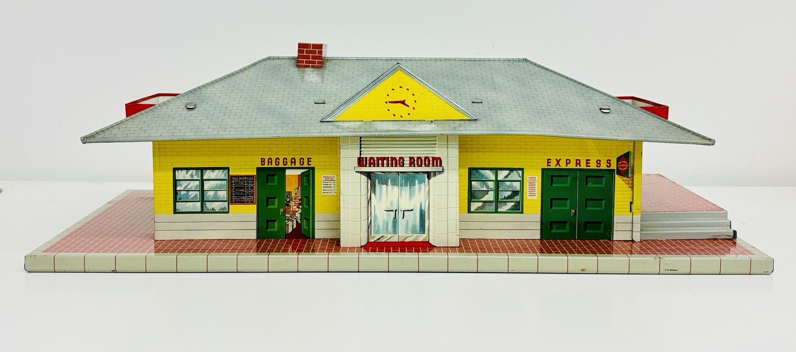 Marx Tinplate Glendale Railroad Passenger Train Station Depot 4418