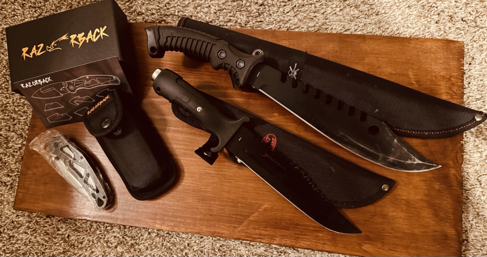 Knife Lot (3 Total - 2 New & 1 Used)