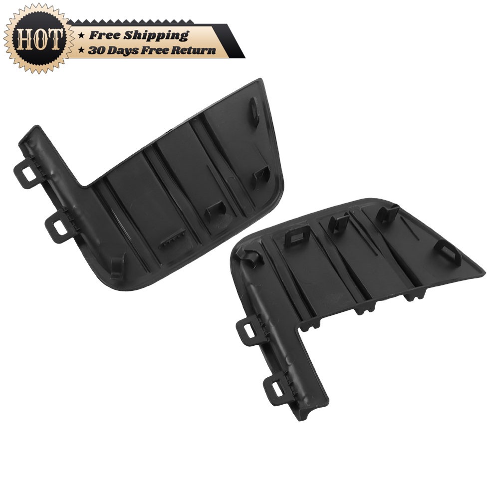 Silscvtt Front Bumper Cover Trim Molding Textured LH&RH For 19-21 Silverado 1500