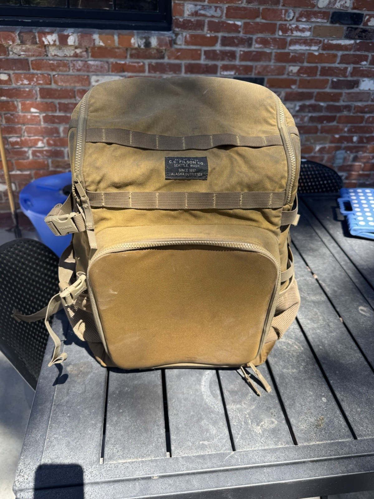 Filson Alcan 37L Tin Cloth Cordura Backpack
