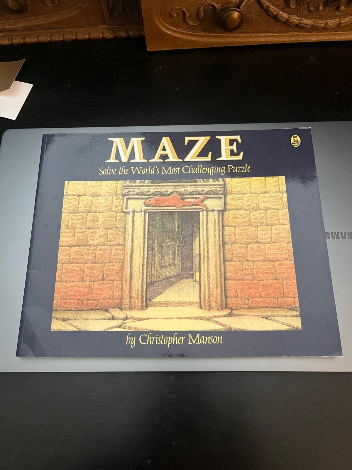 MAZE Christopher Manson 1985 Henry Holt Puzzle Book Vintage ISBN 0805010882