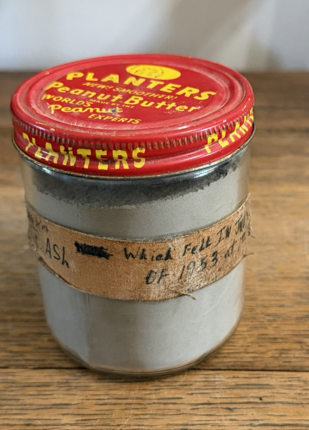 VINTAGE 1953 Volcanic Ash Sample Mount Spurr Alaska  60+ GRAMS 2 OZ. VOLCANO ASH