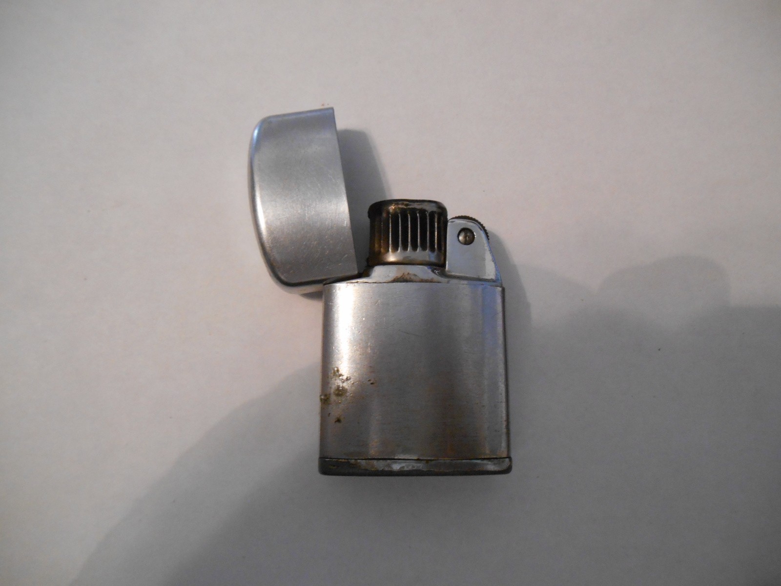 Ronson Windlite Lighter USA 1950s Brushed Chrome 