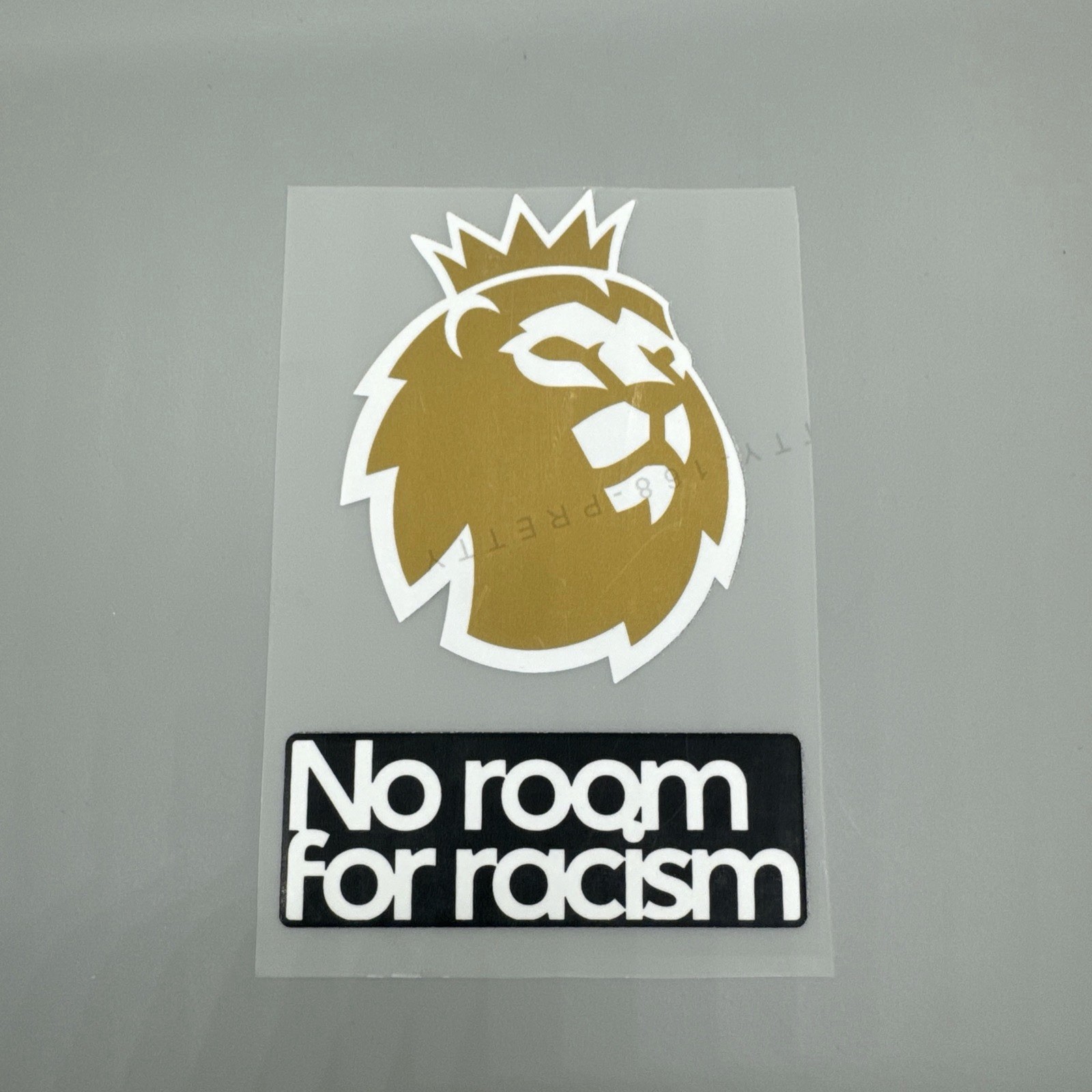 2024/27 Premier League Champion Player Issue Size Gold Patch No Room For Racism