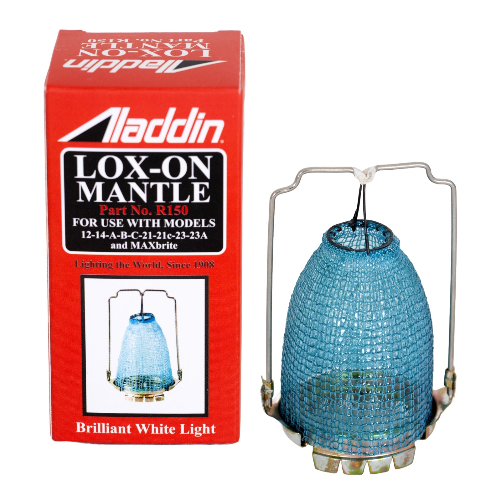 Aladdin R150 Lox-on Oil Lamp Mantle, Brighter and Cleaner Light Aladdin R150 Lox-on Oil Lamp Mantle, Brighter and Cleaner Light
