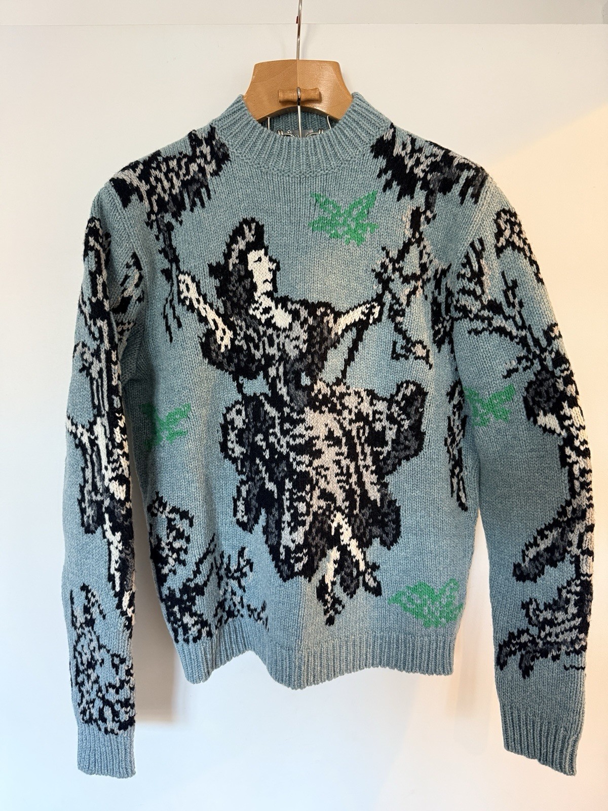NEVER WORN Dior Men’s 2020 x Judy Blame Toile de Jouy Intarsia Sweater NEVER WORN Dior Men’s 2020 x Judy Blame Toile de Jouy Intarsia Sweater