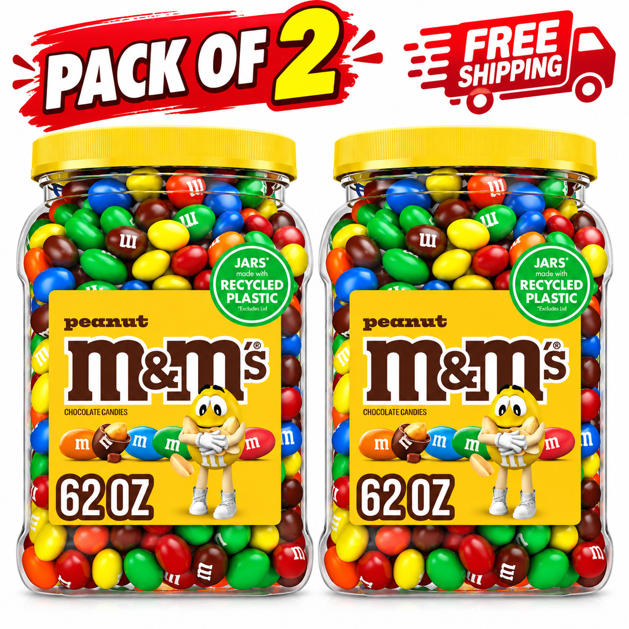 M&M\'s Pantry Size Peanut Chocolate Candy - 62oz ( 2 Packs ) M&M\'s Pantry Size Peanut Chocolate Candy - 62oz ( 2 Packs )