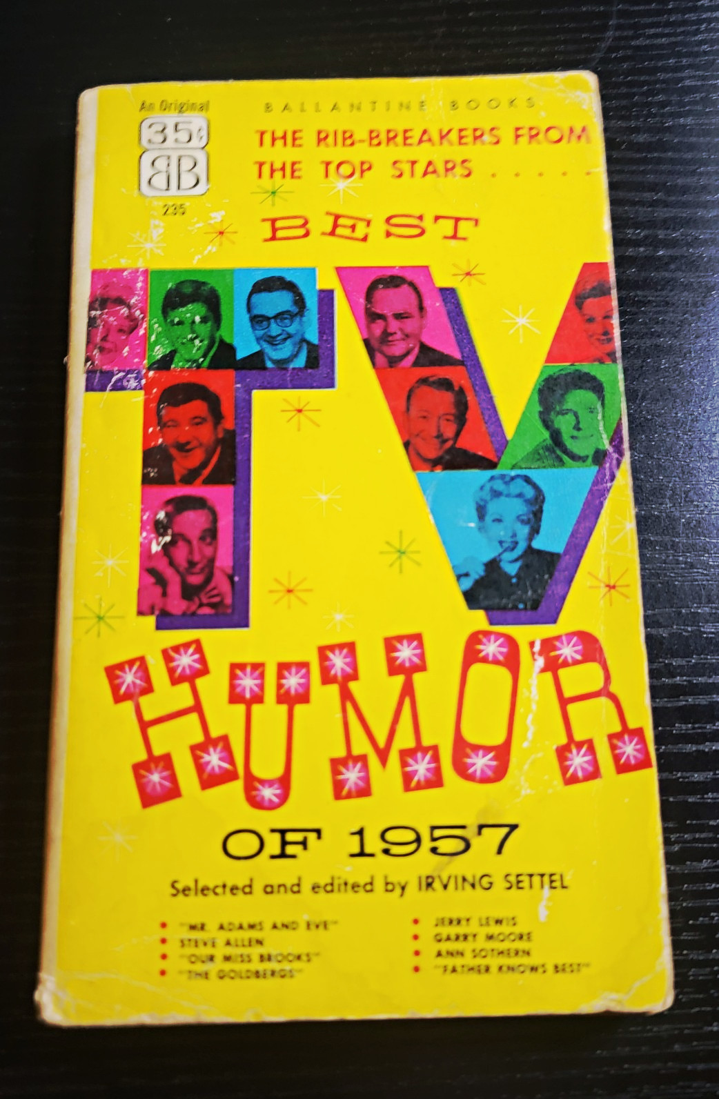 Vintage Best TV Humor of 1957 Paperback Irving Settel Ballantine Books