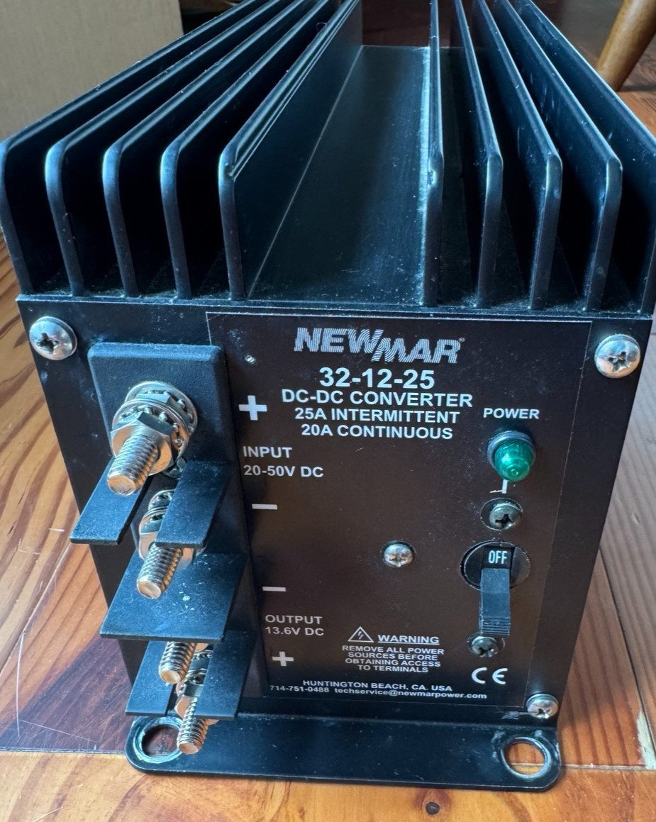 Newmar 32-12-25 DC-DC Converter 32V to 12V 25A 20A Continuous Marine RV Power Su Newmar 32-12-25 DC-DC Converter 32V to 12V 25A 20A Continuous Marine RV Power Su