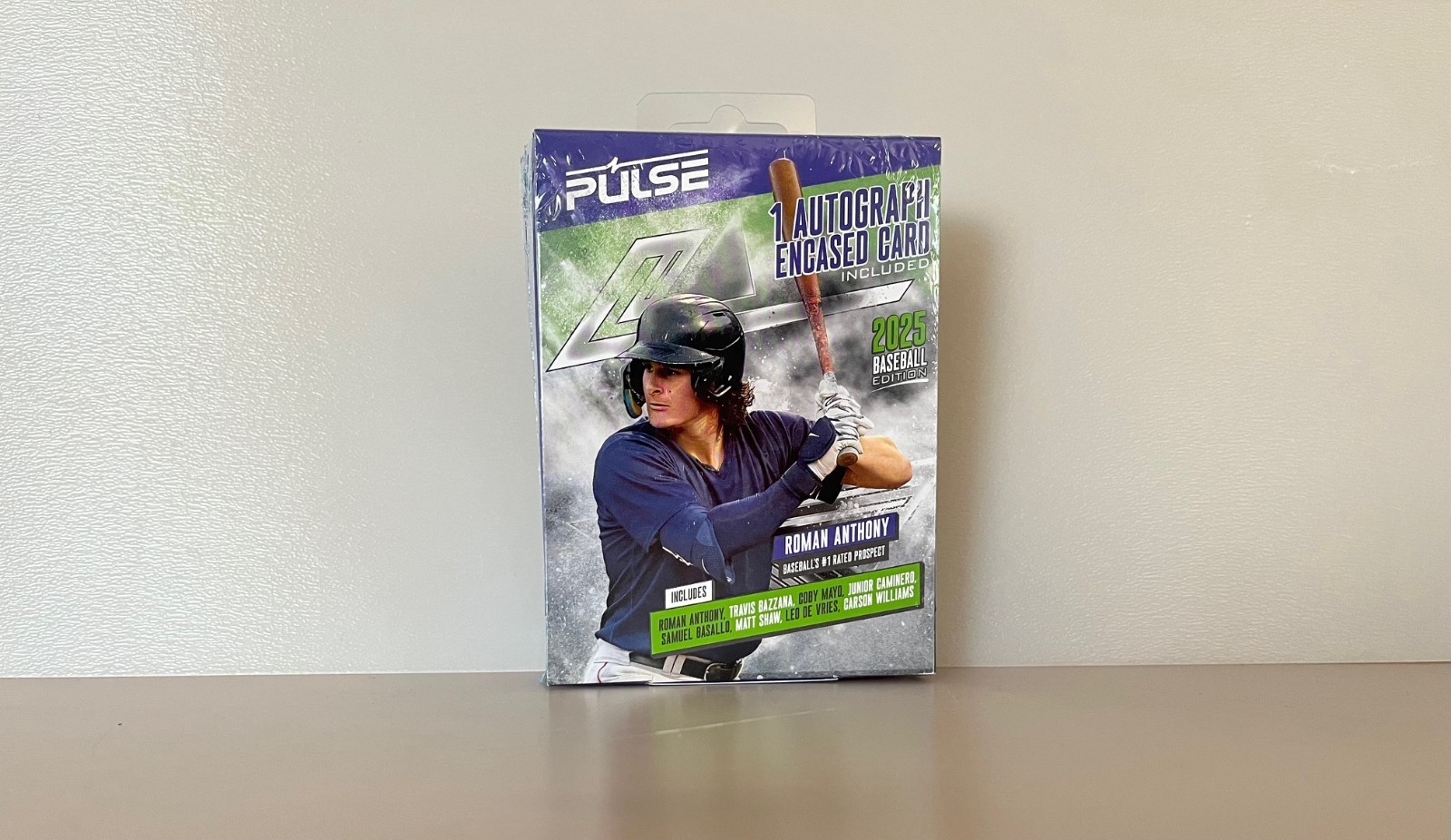 2025 PULSE BASEBALL Trading Card  -  1 Autograph Encased Card - Factory Sealed
