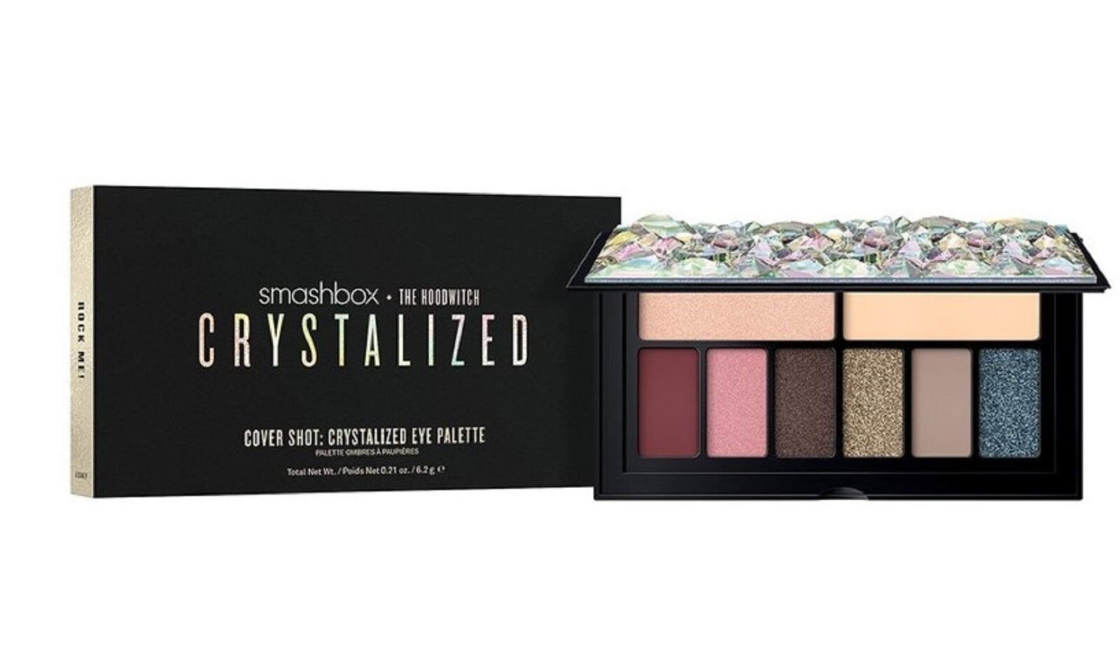 Smashbox Cover Shot Crystalized Rock Me 8 Color Eye Shadow Palette .21 oz NIB
