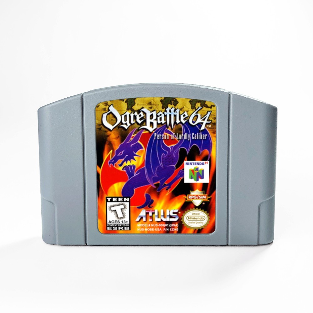 Ogre Battle 64 For Nintendo 64 N64 US Version