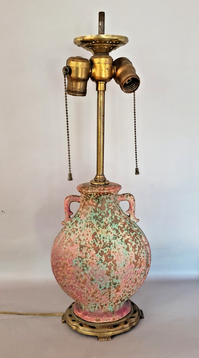 Weller Pottery Lamp Base 10\