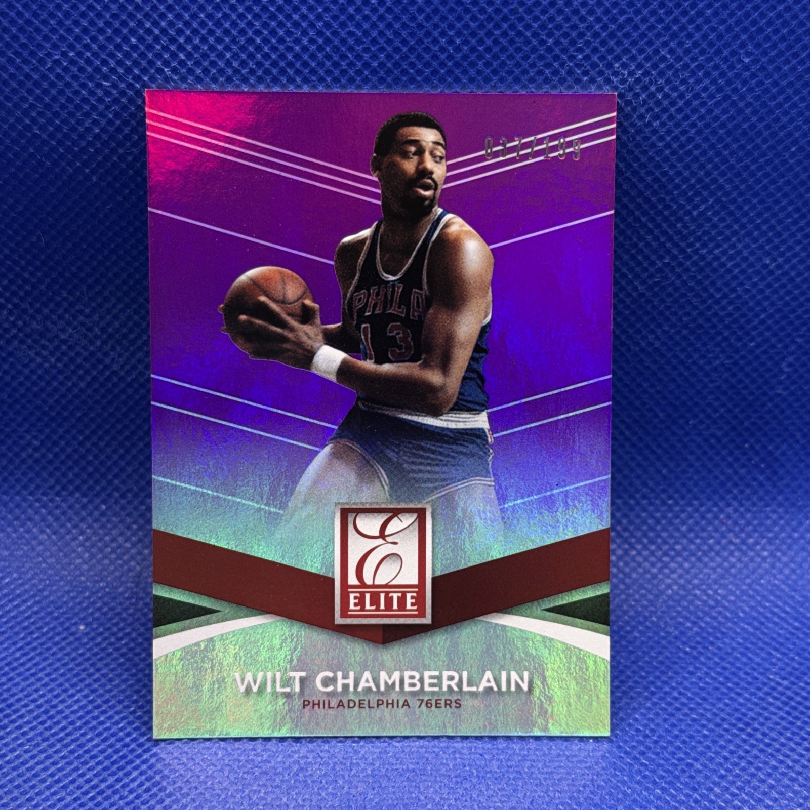 2014-15 Panini Donruss - Elite Set Wilt Chamberlain #100 Purple /199