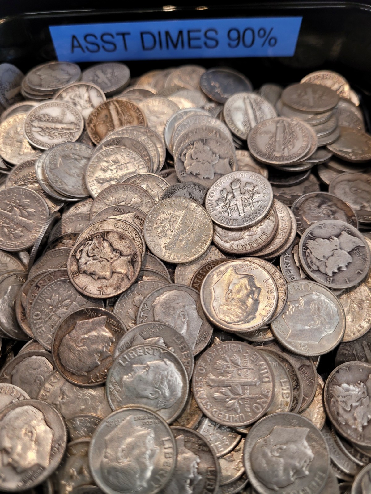 (1) 90% Silver Asst Dime Constitutional Junk Silver. You Choose How Many